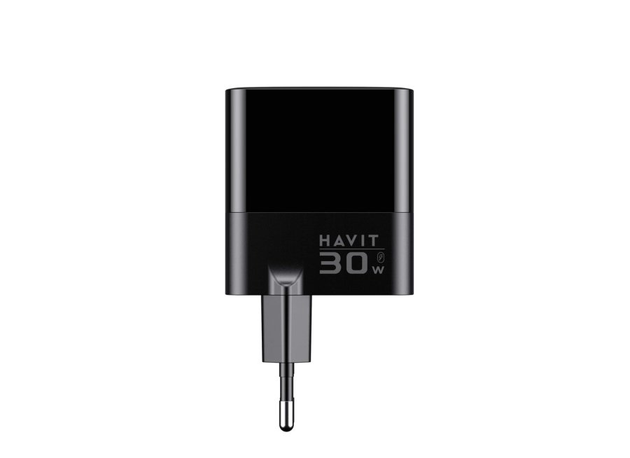 Havit UCLE001 EU - GaN tre-ports oplader 30 W, sort #2