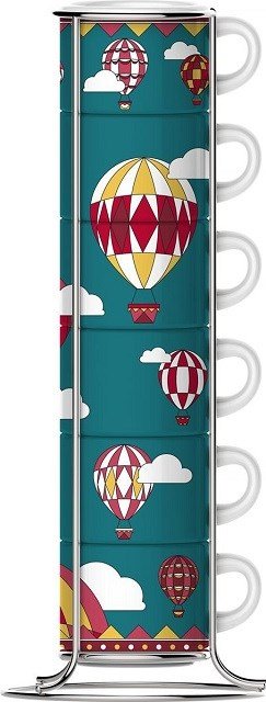 Bialetti st med 6 kopper p stativ Winter Wonderland #1