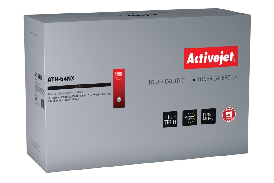 Activejet ATH-64NX (erstatning HP 64X CC364X; Supreme; 24000 sider; sort) #1