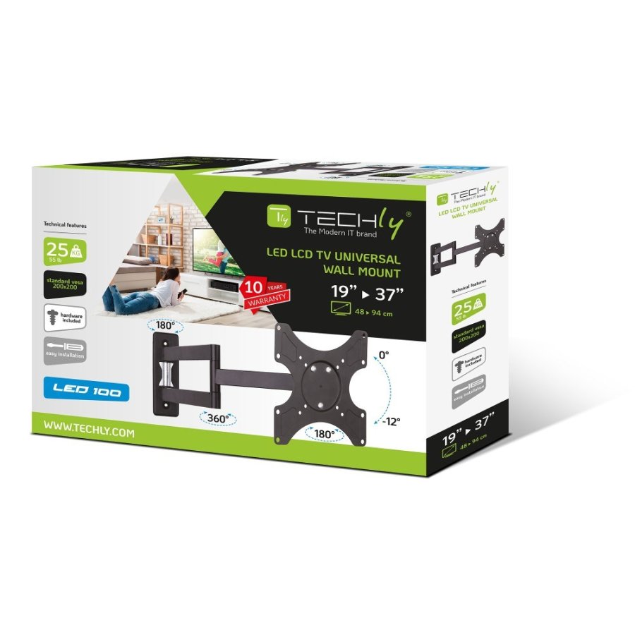 Techly ICA-LCD 2903 tv-beslag 94 cm (37