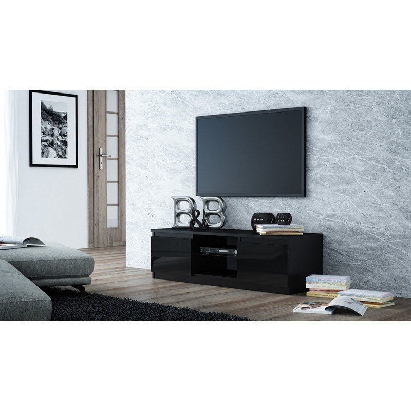Topeshop RTV140 CZAR P SZ TV stativ & underholdningscenter 2 hylder #4