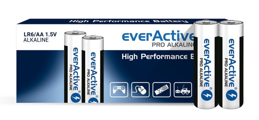 Batterier AA/LR6 everActive Pro Alkaline - 10 stk. #1