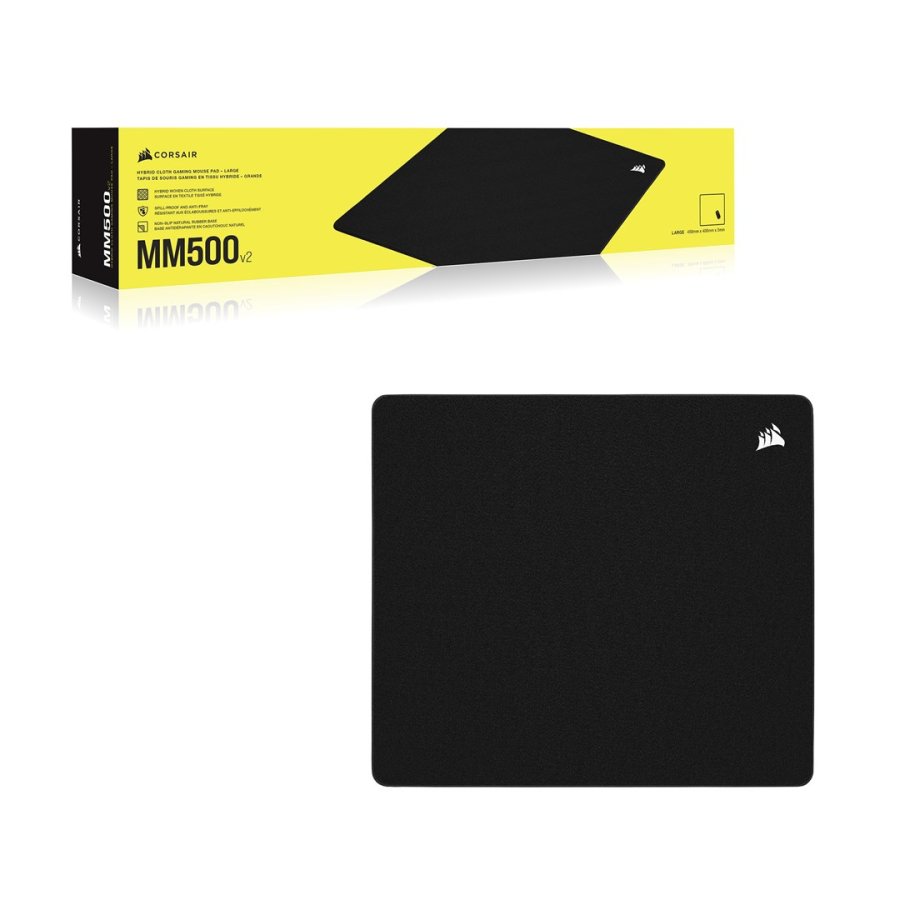 Gaming-musemtte Corsair MM500 v2 Sort 45 x 40 cm #6