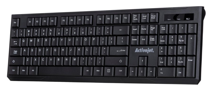 Activejet trdlst tastatur K-3911W, batteridrevet 1x 1,5V AAA #10