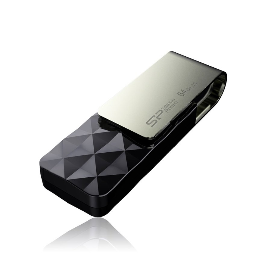 Silicon Power Blaze B30 64 GB USB Type-A 3.0 (3.1 Gen 1) hukommelsespind Sort #1