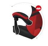 Huzaro Force 4.4 Pink Mesh gaming-stol #14
