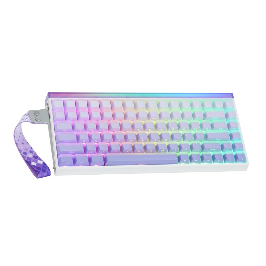 HERO84 HE White+Purple+Gradient+LIGHT JadeKing switch RGB AULA-tastatur #16
