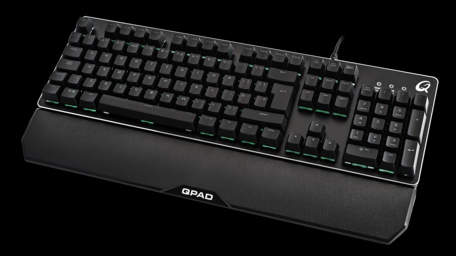 QPAD MK-40 tastatur Spil USB QWERTZ Tysk Sort #4