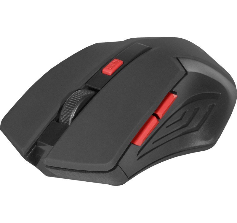 FORSVARSMUS ACCURA MM-275 RF SORT/RD OPTISK 1600DPI 6P #2