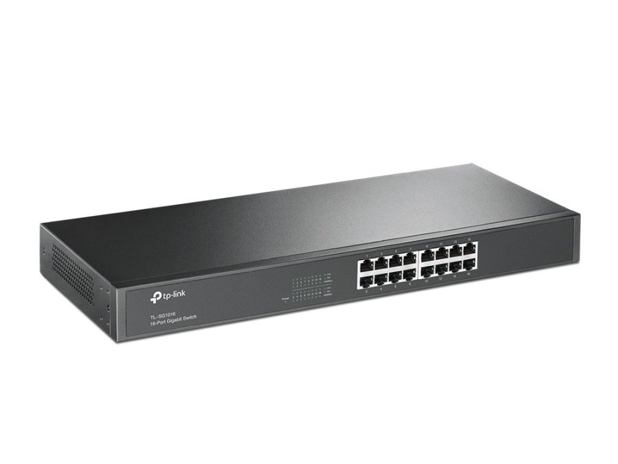 TP-Link TL-SG1016 netv�rksswitch Ikke administreret Gigabit Ethernet (10/100/1000) 1U Sort #3