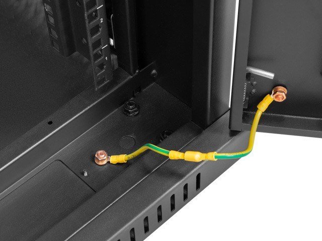 Lanberg FF01-8027-23BL stativ 27U Fritstende reol Sort #7