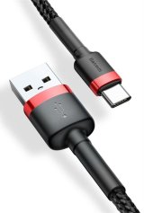 Baseus Cafule USB-kabel 2 m USB A USB C Sort, R�d #4