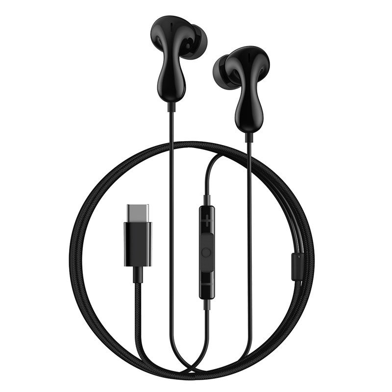 Baseus Encok CZ20 Headset Ledningsfrt I rerne Opkald/musik USB Type-C Sort #6