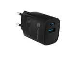 NATEC RIBERA GAN OPLADER 1X USB-A + 1X USB-C 30W SORT #7