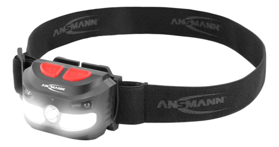 Ansmann HD250RS Sort Hovedbnd lommelygte COB LED #5
