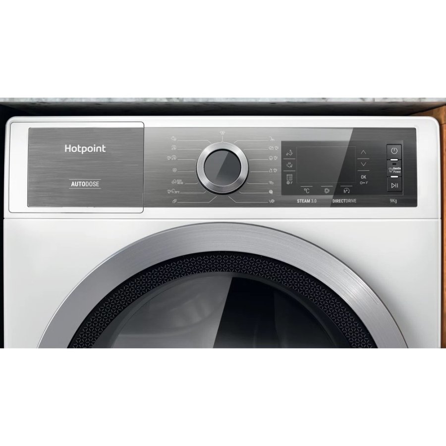 Hotpoint H8 W946WB EU vaskemaskine Front-lsning 9 kg 1400 rpm Hvid #11
