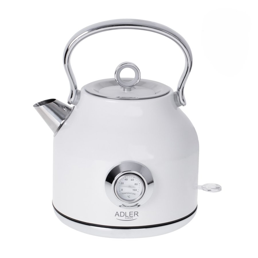 Adler AD 1346 elkedel 1,7 L 2200 W Metallic, Hvid #1