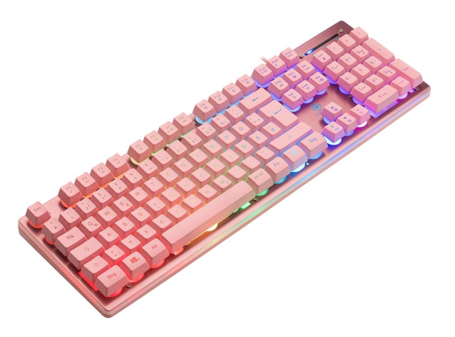 Deltaco Gaming PK75 RGB-tastatur, 105 taster, tysk layout, membrankontakt, USB #6