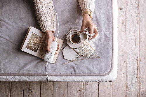 Adler AD 7425 varmelagen og -pude Elektrisk t�ppe 60 W Gr� Polyester #6