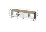 Cama RTV LOTTA 160 2D2K TV stativ & underholdningscenter 2 hylder #2