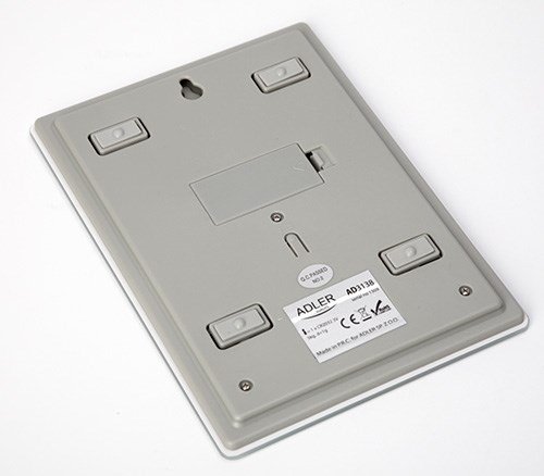 Adler AD 3138 w kkken- og ditvgt Elektronisk kkkenvgt Hvid Bordplade Firkant #6