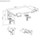 ERGO OFFICE LAPTOP / MONITOR STAND ER-303 B #6