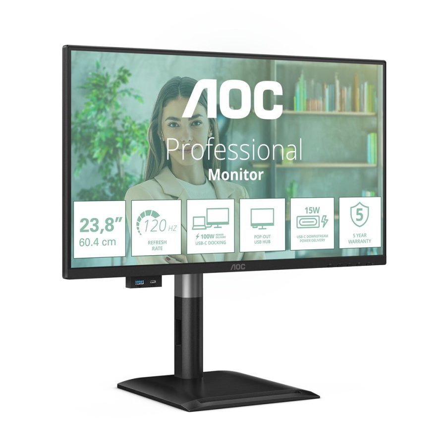 AOC 24P4CV computersk�rm 60,5 cm (23.8