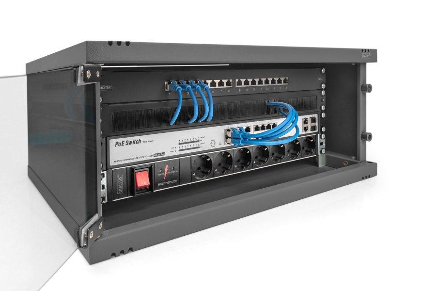 Digitus DN-38011 stativ 4U Vgmonteret stativ Sort #5