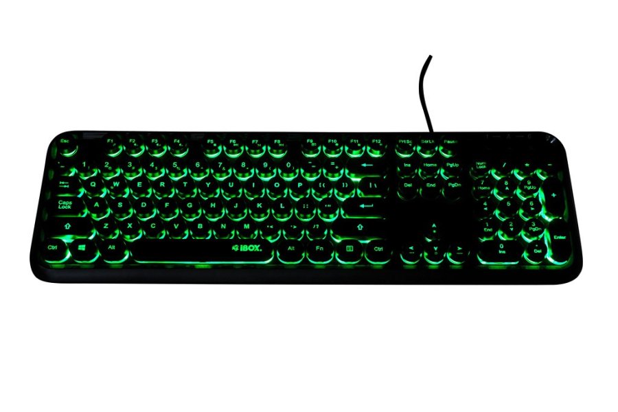 TASTATUR I-BOX PULSAR IKS620, LED, KABLET #12