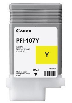 Canon PFI-107Y blkpatron 1 stk Original Gul #1
