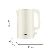 Tefal Thermo Protect KO140AE0 elkedel 1,5 L 1500 W Hvid #9