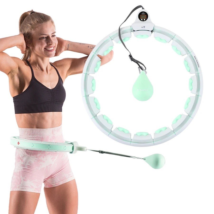 Hula hop med faner, vgt og tller HMS HHW06 grn #3