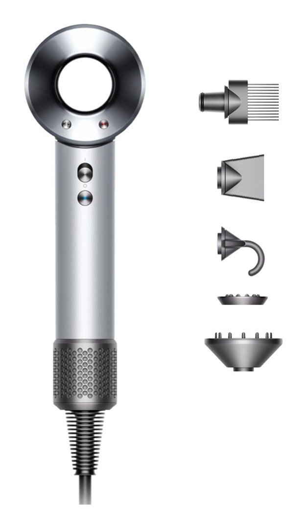 Dyson Supersonic hrtrrer 1600 W Nikkel, Slv #1