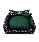 GO GIFT Hunde- og katteseng XXL - grn - 110x90x18 cm #2