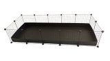 C&C 5x2 modulrt bur gris kanin pindsvin sort, 180 x 75 x 37 cm #1