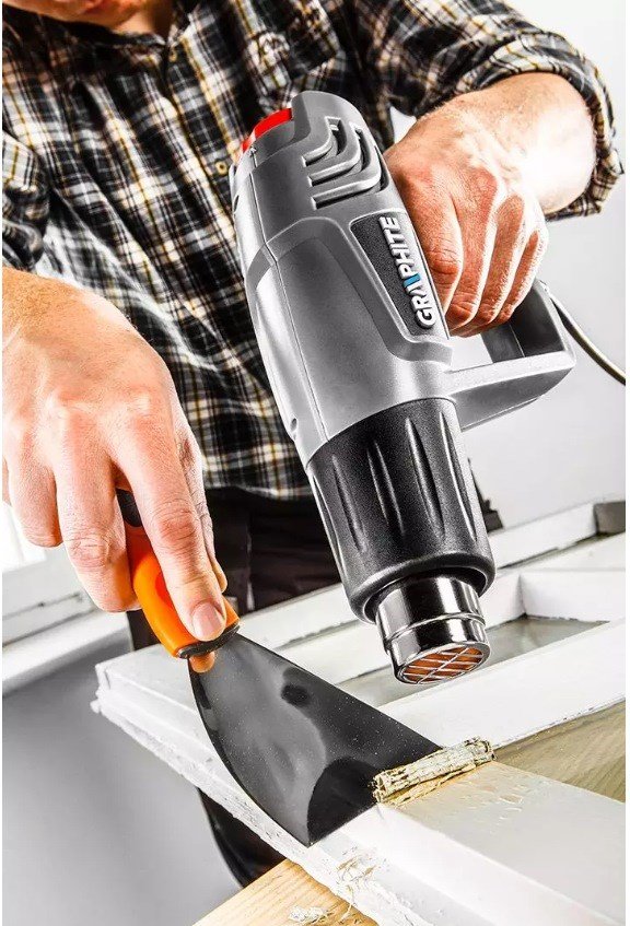 Tanner 2000W Graphite temperaturomrde 25-600C med bretaske #5