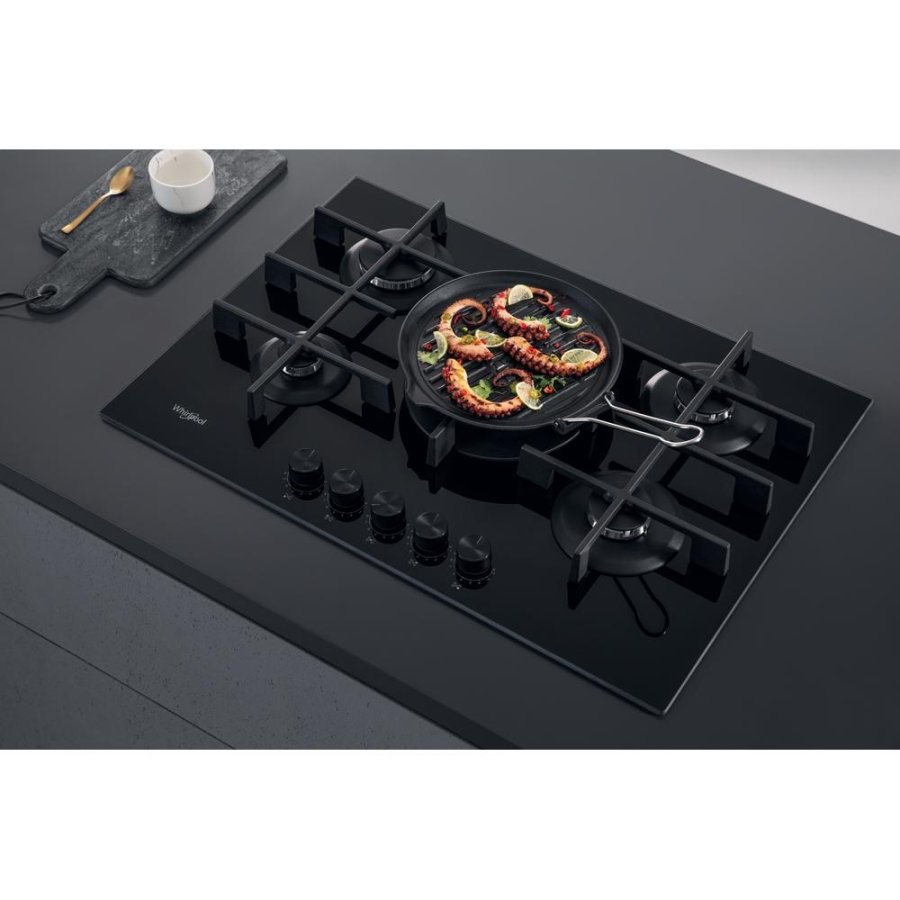 Whirlpool AKWL 728/NB Sort Indbygget 75 cm Gaskomfur 5 zone(s) #13