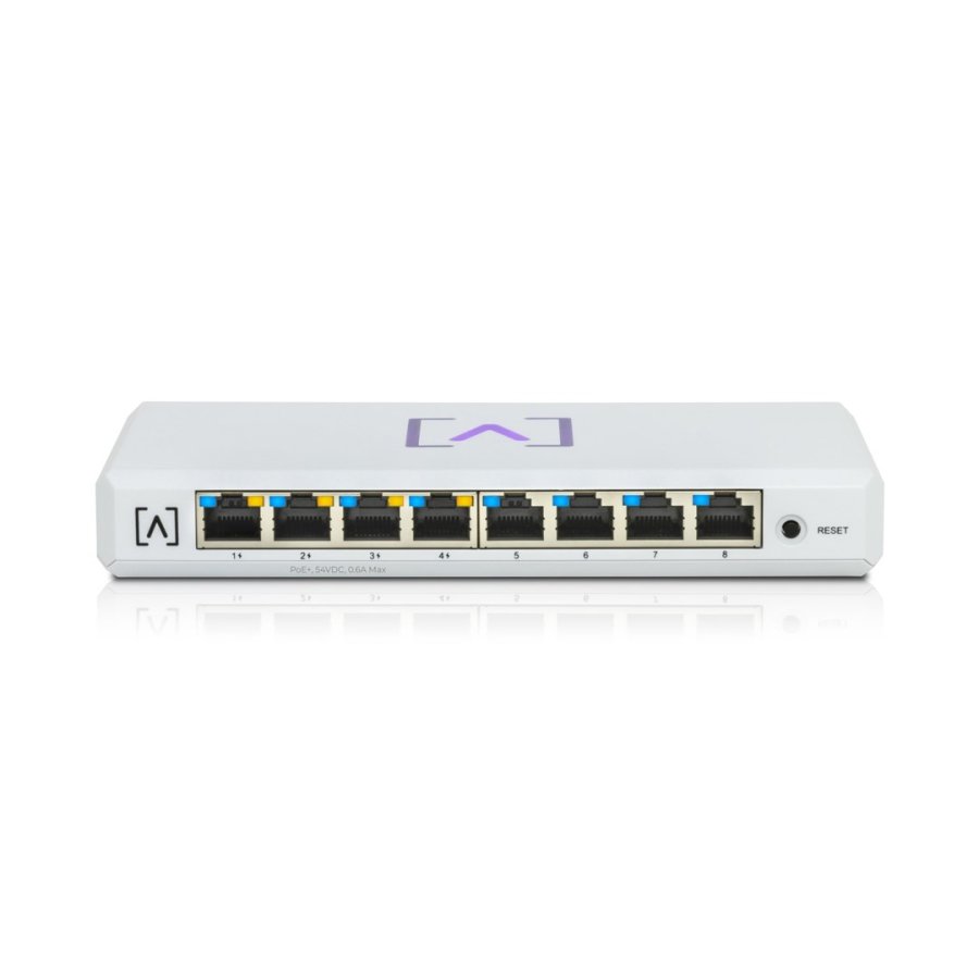 Alta Labs S8-POE netvrksswitch Administreret Gigabit Ethernet (10/100/1000) Strm over Ethernet (PoE) Hvid #3
