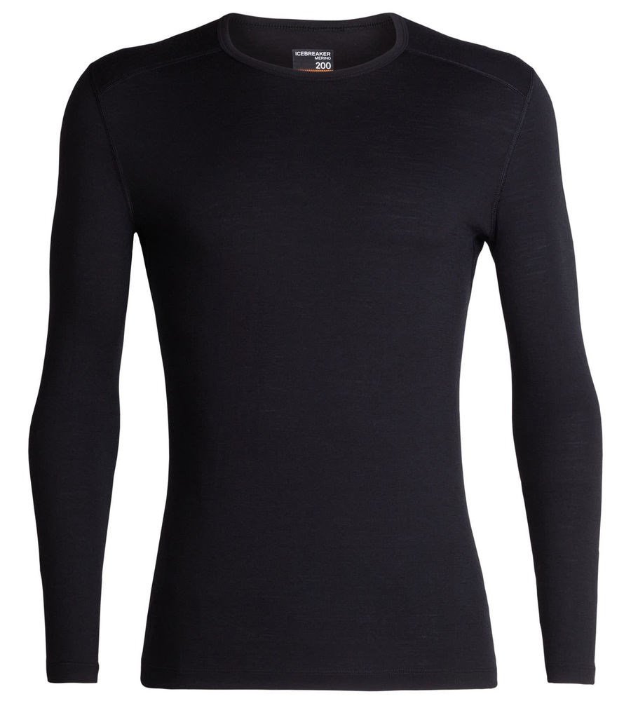 Icebreaker 200 Oasis Basis bluse Crew neck Lang�rmet Merinould #1