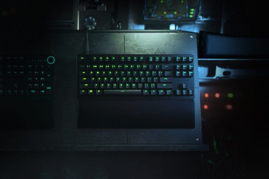 Razer Huntsman V2 Tenkeyless tastatur Spil USB QWERTY US engelsk Sort #2