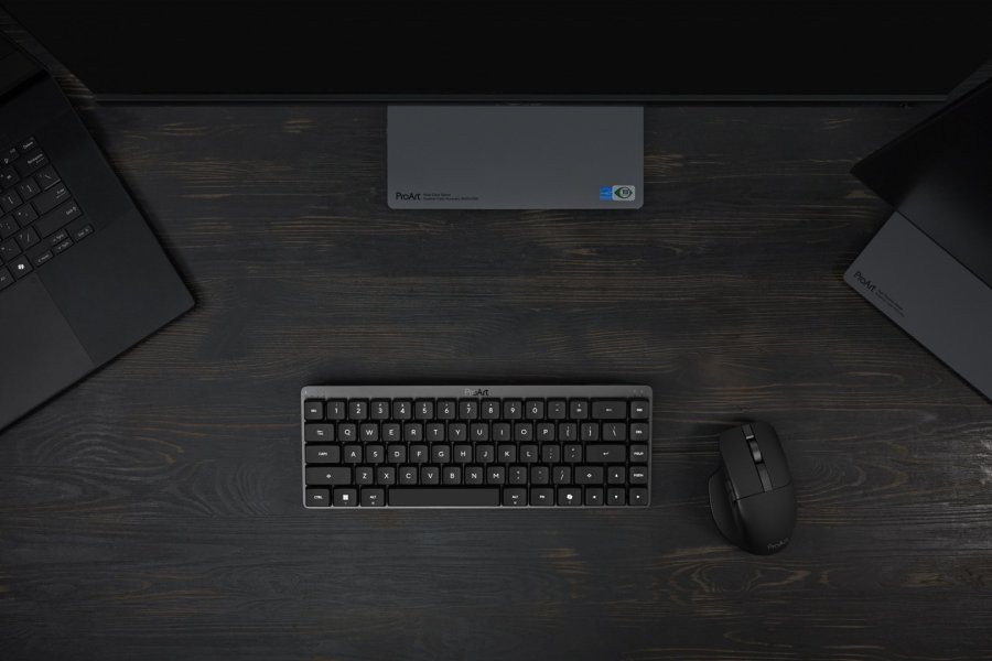 ASUS ProArt Keyboard KD300 tastatur Hjemme/kontor USB + RF Wireless + Bluetooth Sort #12