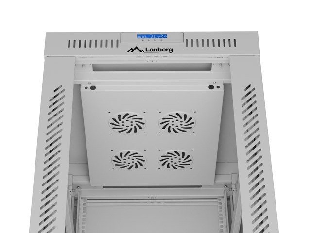 Lanberg FF01-6842-12SL stativ 42U Fritstende reol Gr #9