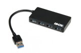 iBox IUH3F56 interface hub USB 3.2 Gen 1 (3.1 Gen 1) Type-A 5000 Mbit/s Sort #1