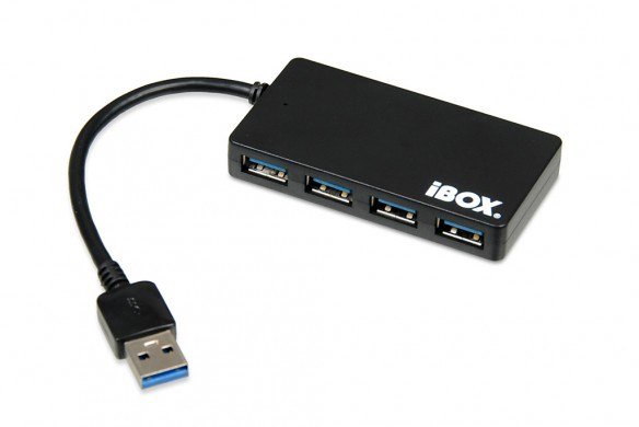 iBox IUH3F56 interface hub USB 3.2 Gen 1 (3.1 Gen 1) Type-A 5000 Mbit/s Sort #1