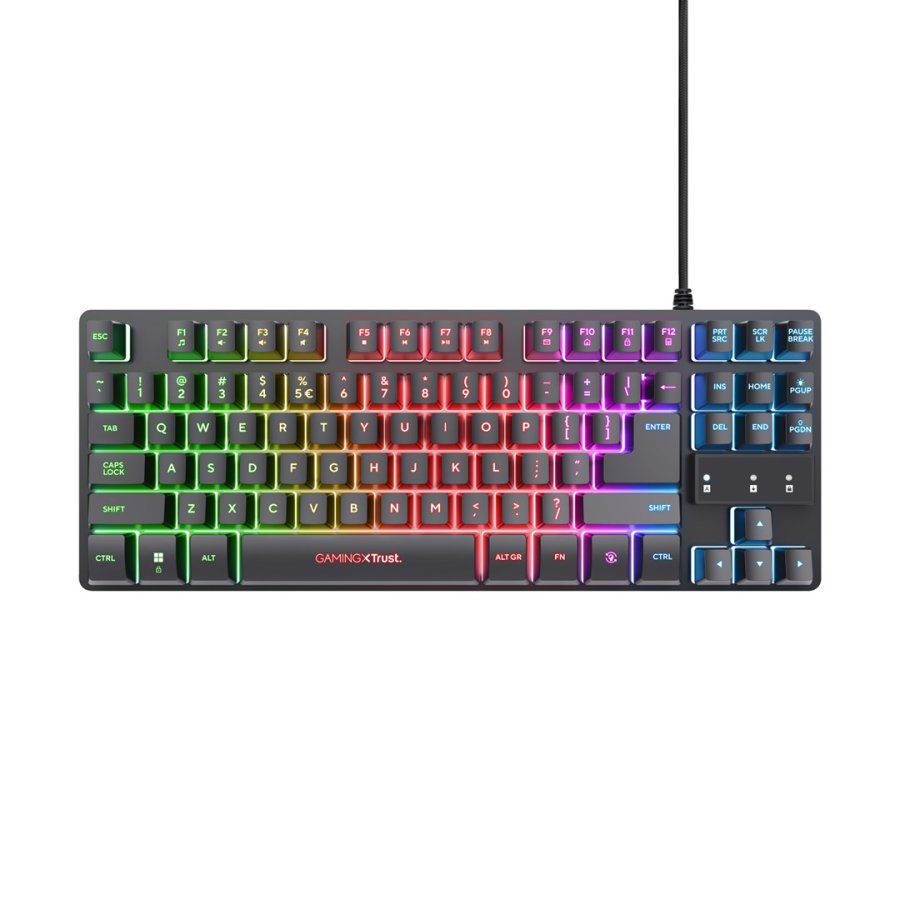 Trust GXT 833 Thado tastatur Spil USB Hollandsk Sort, Slv #2