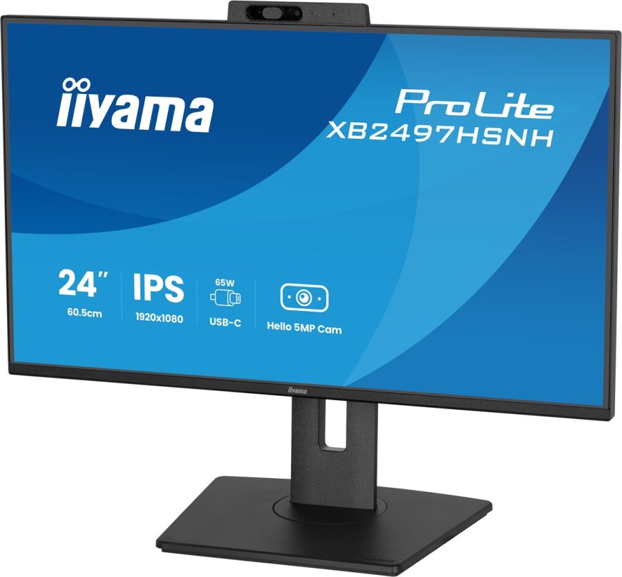 iiyama ProLite XB2497HSNH-B1 24IN IPS LCD 4MS 1920X1080 350CD/M2 HDMI/DP/USB 2 computersk�rm 60,5 cm (23.8