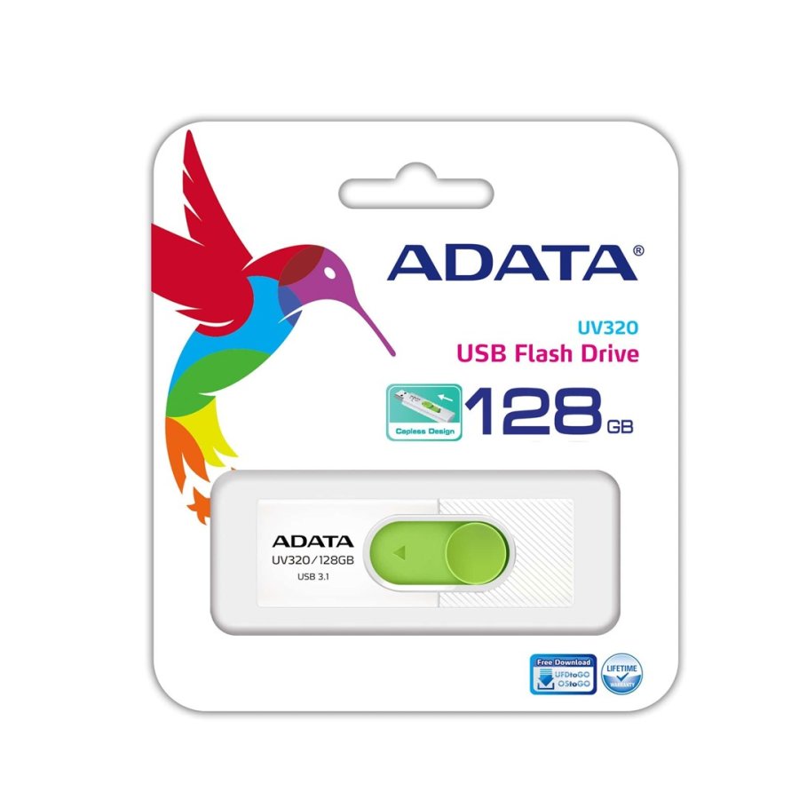 ADATA UV320 USB-ngle 128 GB USB Type-A 3.2 Gen 1 (3.1 Gen 1) Grn, Hvid #3