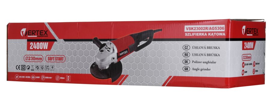 VINKELSLIBER VERTEX VSK23002R 2400W #10