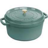 Staub Round Cast Iron Pot - 6.7 ltr, Eucalyptus #2