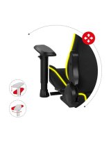 Huzaro Force 6.3 PC gamingstol Spand (vugge) sde Sort, Flerfarvet #6